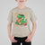 Funny Dinosaur Eating Chicken Nuggets T Shirt For Kid Food Lover Gift - Wonder Print Shop
