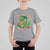 Funny Dinosaur Eating Chicken Nuggets T Shirt For Kid Food Lover Gift - Wonder Print Shop