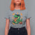 Funny Dinosaur Eating Chicken Nuggets T Shirt For Women Food Lover Gift - Wonder Print Shop