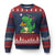 Cute Dinosaur Eating Chicken Nuggets Ugly Christmas Sweater Food Humor Gift - Wonder Print Shop