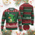 Cute Dinosaur Eating Chicken Nuggets Ugly Christmas Sweater Food Humor Gift - Wonder Print Shop