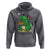 Cute Dinosaur Eating Chicken Nuggets Hoodie Food Humor Gift - Wonder Print Shop