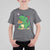 Cute Dinosaur Eating Chicken Nuggets T Shirt For Kid Food Humor Gift - Wonder Print Shop