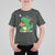 Cute Dinosaur Eating Chicken Nuggets T Shirt For Kid Food Humor Gift - Wonder Print Shop