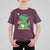 Cute Dinosaur Eating Chicken Nuggets T Shirt For Kid Food Humor Gift - Wonder Print Shop