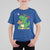 Cute Dinosaur Eating Chicken Nuggets T Shirt For Kid Food Humor Gift - Wonder Print Shop