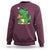 Cute Dinosaur Eating Chicken Nuggets Sweatshirt Food Humor Gift - Wonder Print Shop