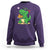 Cute Dinosaur Eating Chicken Nuggets Sweatshirt Food Humor Gift - Wonder Print Shop