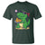 Cute Dinosaur Eating Chicken Nuggets T Shirt Food Humor Gift - Wonder Print Shop