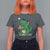 Cute Dinosaur Eating Chicken Nuggets T Shirt For Women Food Humor Gift - Wonder Print Shop