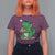 Cute Dinosaur Eating Chicken Nuggets T Shirt For Women Food Humor Gift - Wonder Print Shop