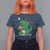 Cute Dinosaur Eating Chicken Nuggets T Shirt For Women Food Humor Gift - Wonder Print Shop