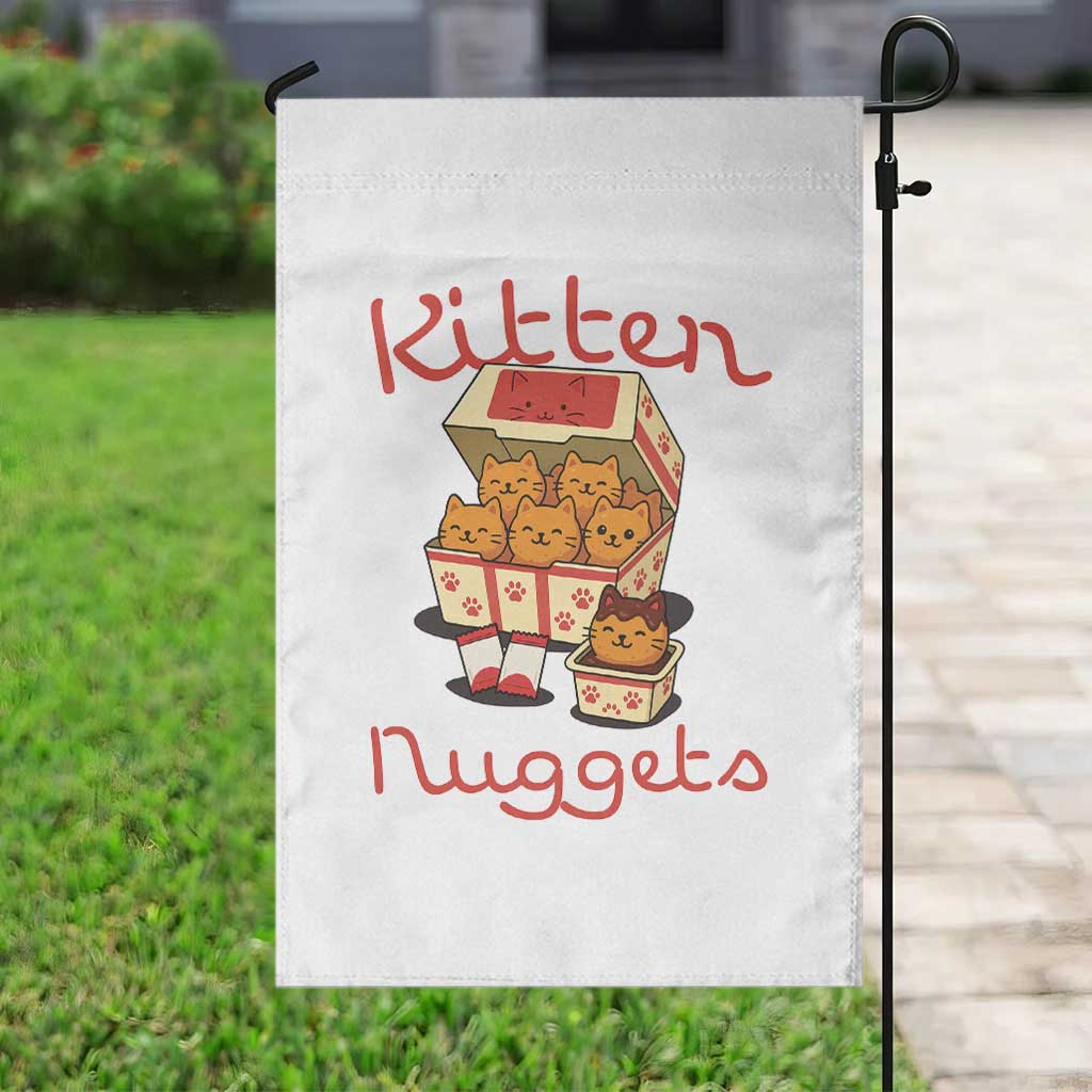 Kitten Nuggets Garden Flag Funny Cat Lover Gift - Wonder Print Shop