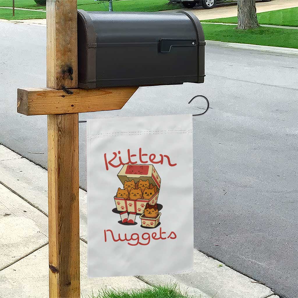 Kitten Nuggets Garden Flag Funny Cat Lover Gift - Wonder Print Shop