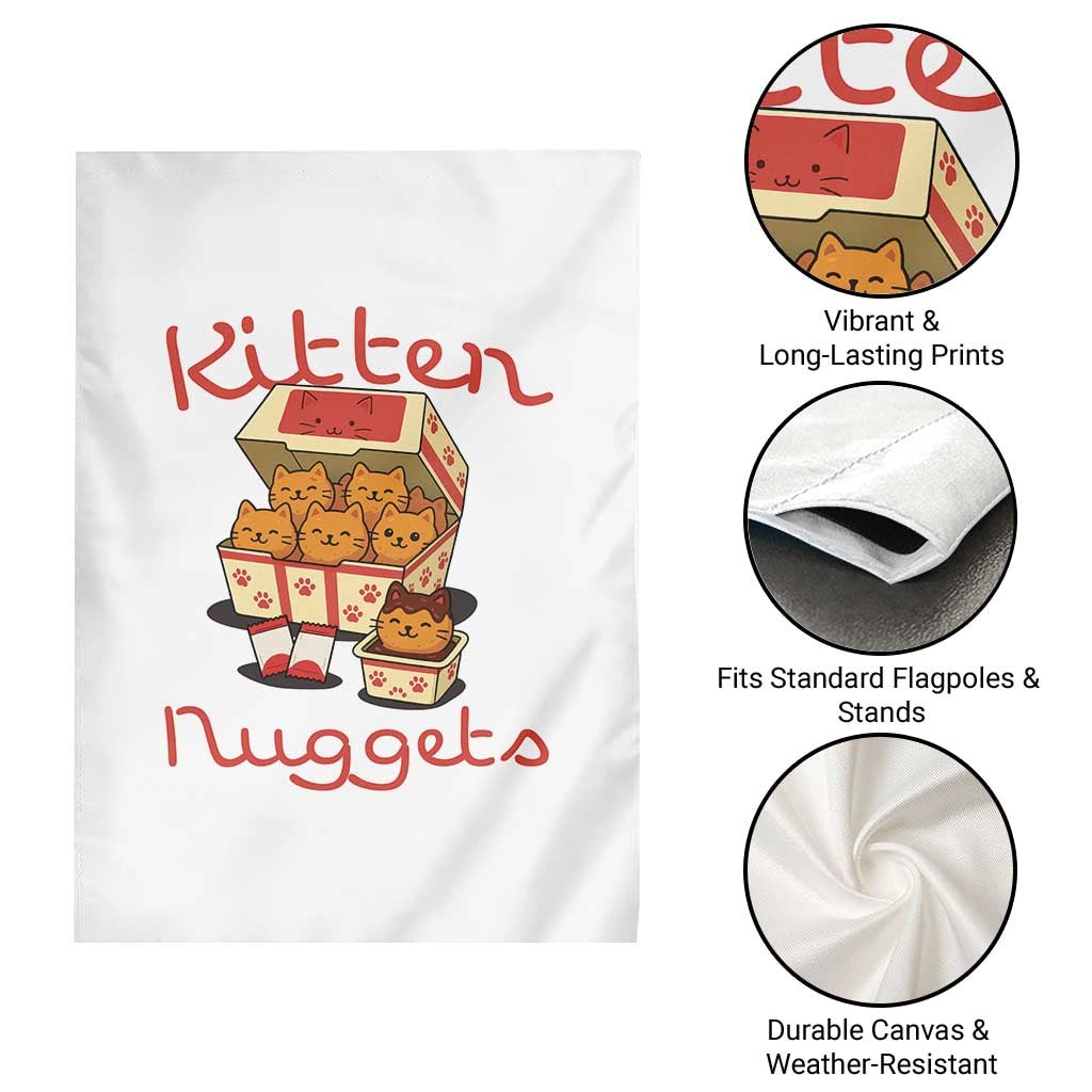 Kitten Nuggets Garden Flag Funny Cat Lover Gift - Wonder Print Shop