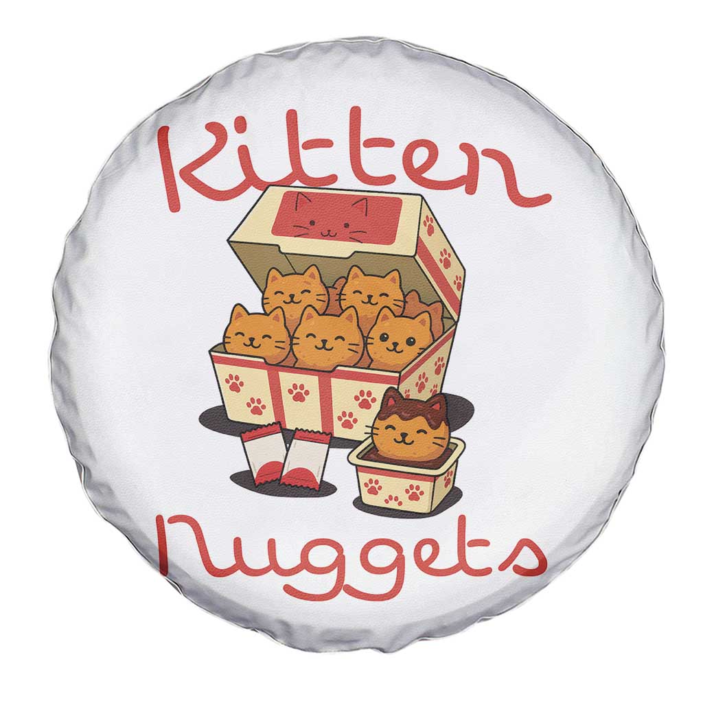Kitten Nuggets Spare Tire Cover Funny Cat Lover Gift - Wonder Print Shop