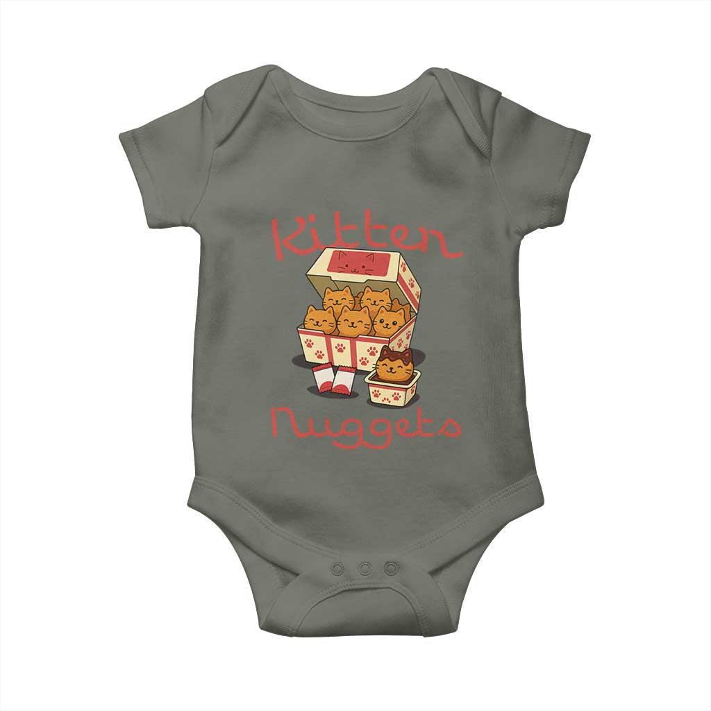 Kitten Nuggets Baby Onesie Funny Cat Lover Gift - Wonder Print Shop