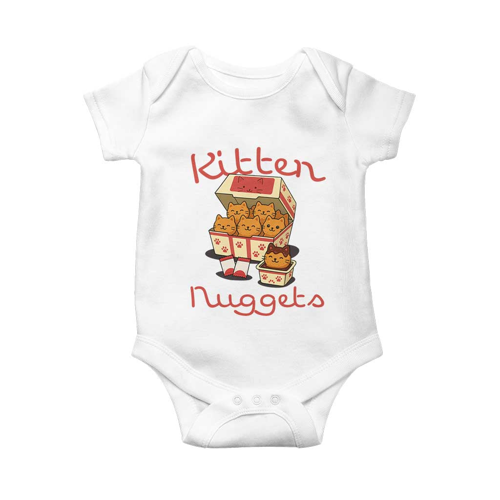 Kitten Nuggets Baby Onesie Funny Cat Lover Gift - Wonder Print Shop