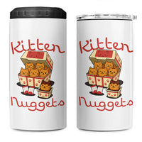 Kitten Nuggets 4 in 1 Can Cooler Tumbler Funny Cat Lover Gift