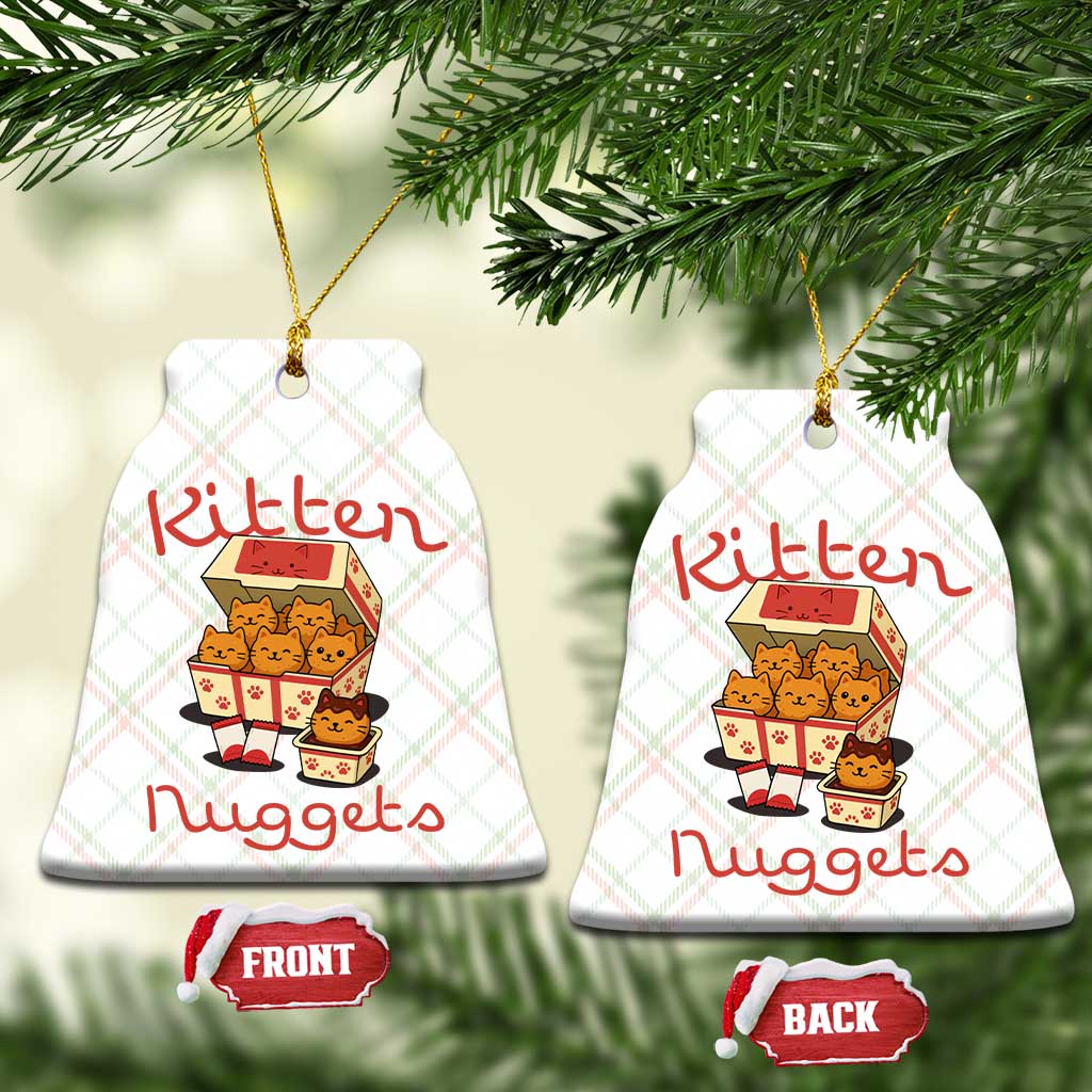 Kitten Nuggets Ceramic Ornament Funny Cat Lover Gift - Wonder Print Shop