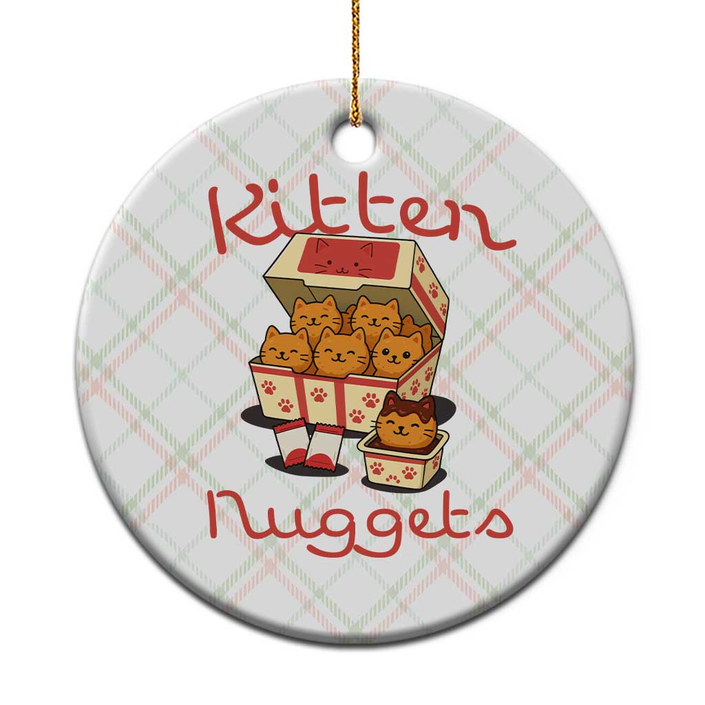 Kitten Nuggets Ceramic Ornament Funny Cat Lover Gift - Wonder Print Shop