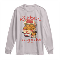 Kitten Nuggets Long Sleeve Shirt Funny Cat Lover Gift - Wonder Print Shop