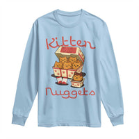 Kitten Nuggets Long Sleeve Shirt Funny Cat Lover Gift - Wonder Print Shop