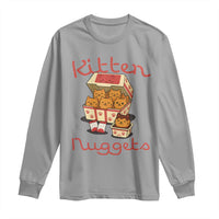 Kitten Nuggets Long Sleeve Shirt Funny Cat Lover Gift - Wonder Print Shop