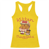 Kitten Nuggets Racerback Tank Top Funny Cat Lover Gift - Wonder Print Shop