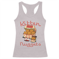 Kitten Nuggets Racerback Tank Top Funny Cat Lover Gift - Wonder Print Shop