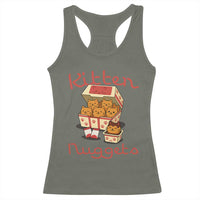 Kitten Nuggets Racerback Tank Top Funny Cat Lover Gift - Wonder Print Shop