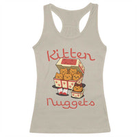 Kitten Nuggets Racerback Tank Top Funny Cat Lover Gift - Wonder Print Shop