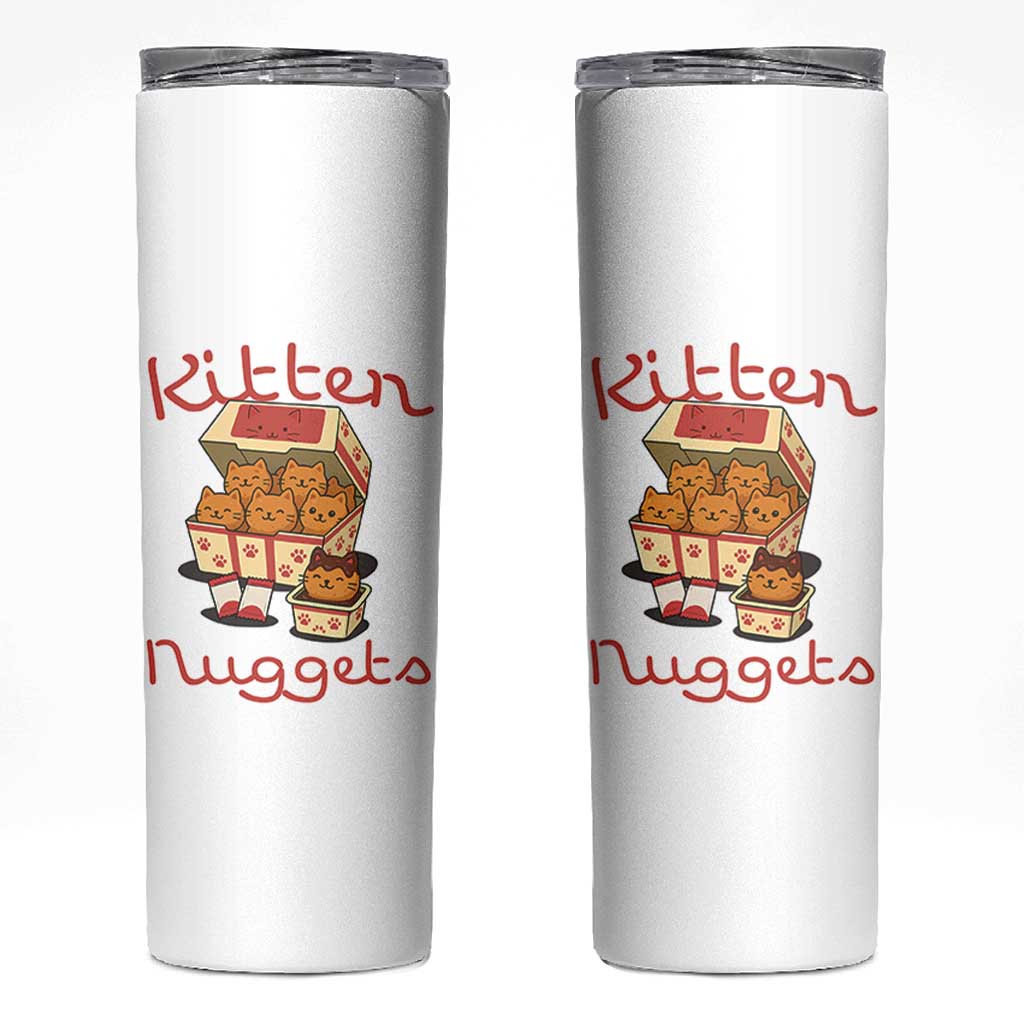 Kitten Nuggets Skinny Tumbler Funny Cat Lover Gift