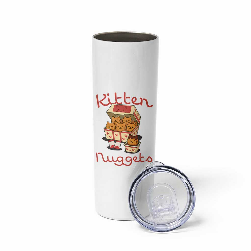 Kitten Nuggets Skinny Tumbler Funny Cat Lover Gift