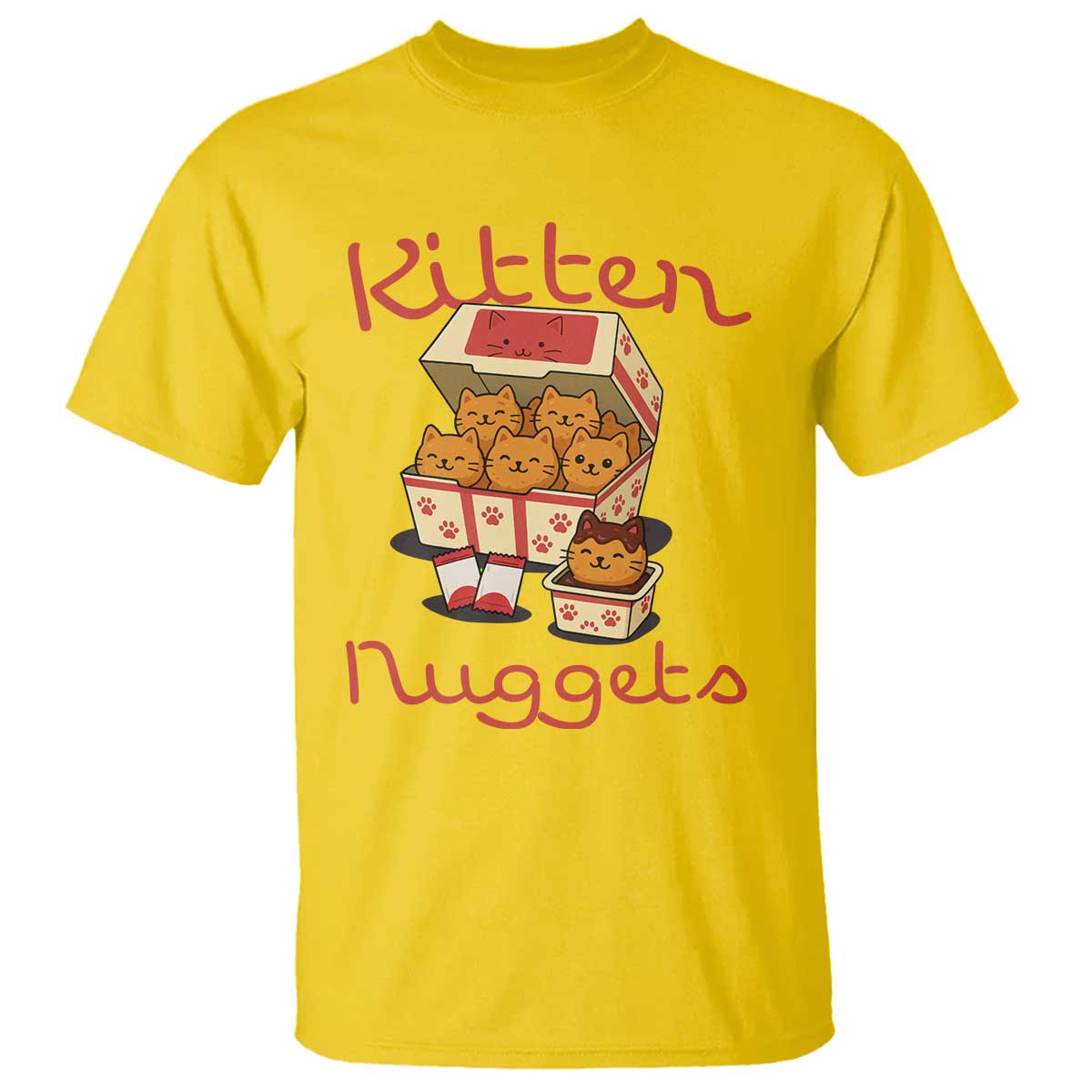 Kitten Nuggets T Shirt Funny Cat Lover Gift - Wonder Print Shop