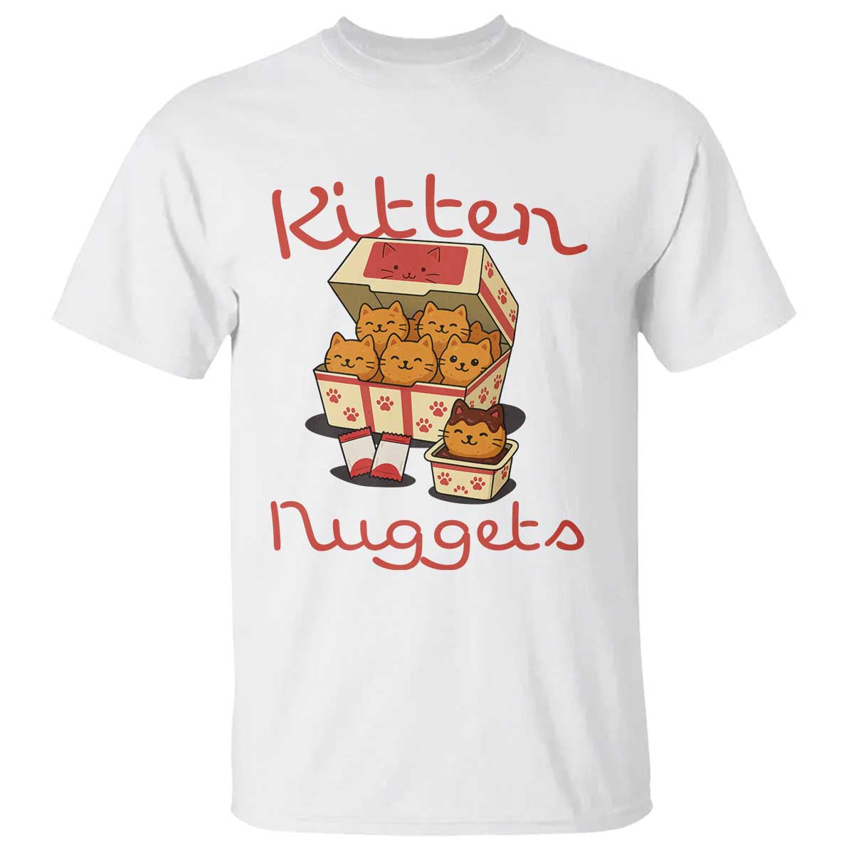 Kitten Nuggets T Shirt Funny Cat Lover Gift - Wonder Print Shop