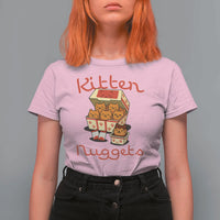 Kitten Nuggets T Shirt For Women Funny Cat Lover Gift - Wonder Print Shop