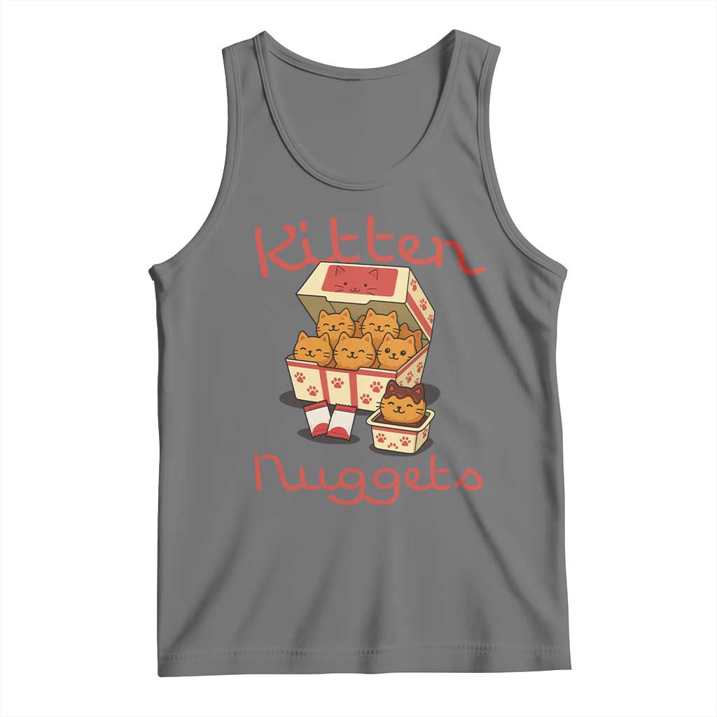 Kitten Nuggets Tank Top Funny Cat Lover Gift - Wonder Print Shop