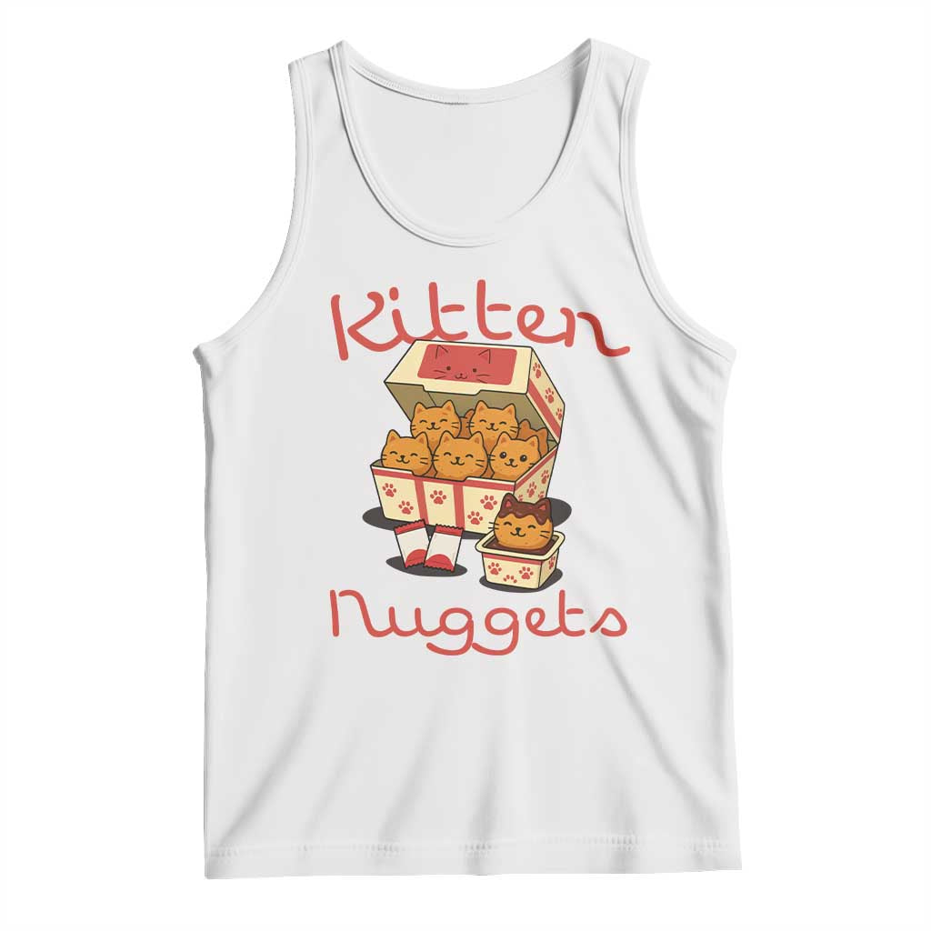 Kitten Nuggets Tank Top Funny Cat Lover Gift - Wonder Print Shop