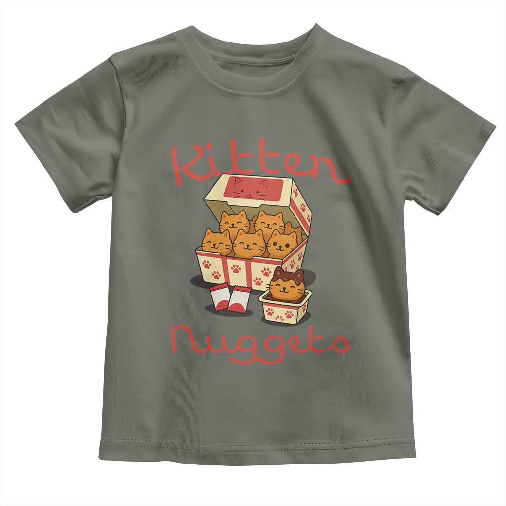 Kitten Nuggets Toddler T Shirt Funny Cat Lover Gift - Wonder Print Shop