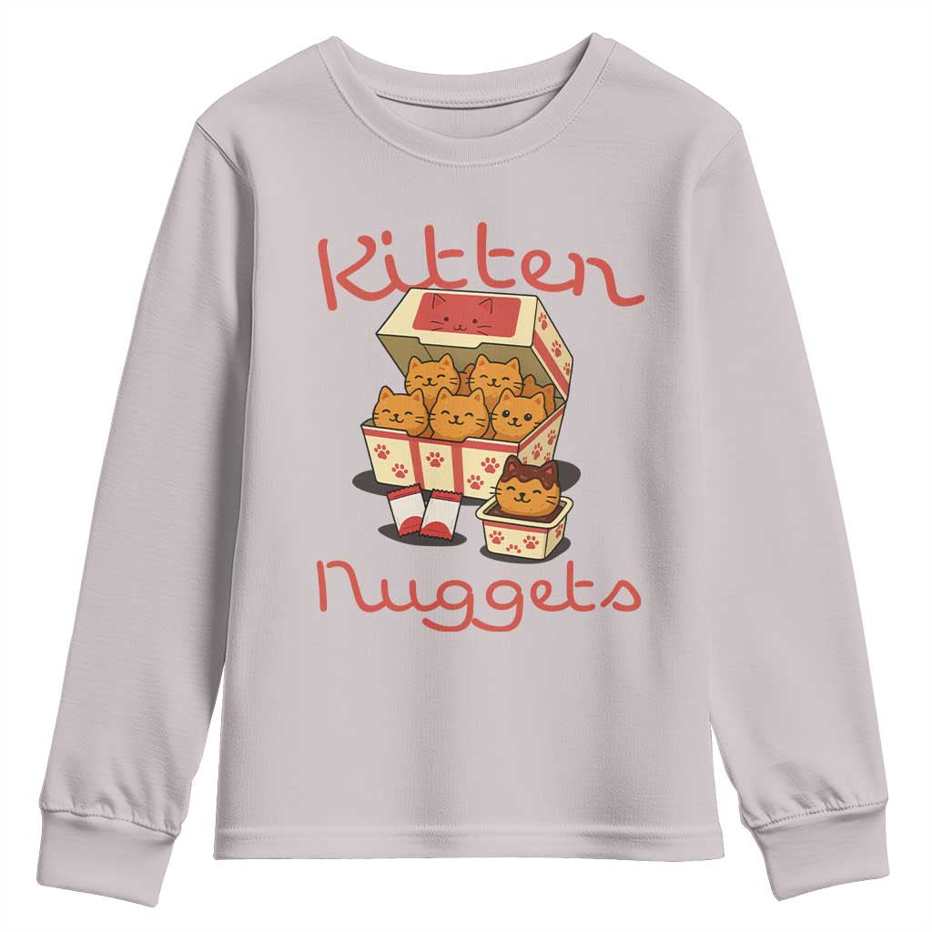 Kitten Nuggets Youth Sweatshirt Funny Cat Lover Gift - Wonder Print Shop