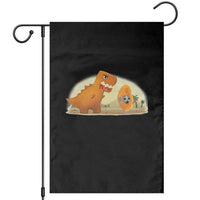 Dino Nuggets Chasing Cat Garden Flag Funny Nugget Lover Gift - Wonder Print Shop