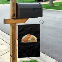Dino Nuggets Chasing Cat Garden Flag Funny Nugget Lover Gift - Wonder Print Shop
