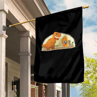 Dino Nuggets Chasing Cat Garden Flag Funny Nugget Lover Gift - Wonder Print Shop