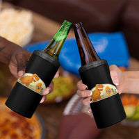 Dino Nuggets Chasing Cat 4 in 1 Can Cooler Tumbler Funny Nugget Lover Gift