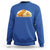 Dino Nuggets Chasing Cat Sweatshirt Funny Nugget Lover Gift - Wonder Print Shop