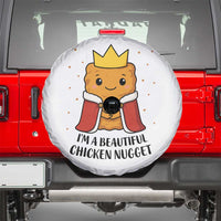 I'm A Beautiful Chicken Nugget Spare Tire Cover Food Humor Gift - Wonder Print Shop