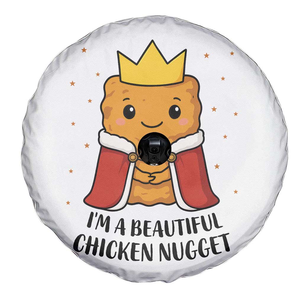 I'm A Beautiful Chicken Nugget Spare Tire Cover Food Humor Gift - Wonder Print Shop