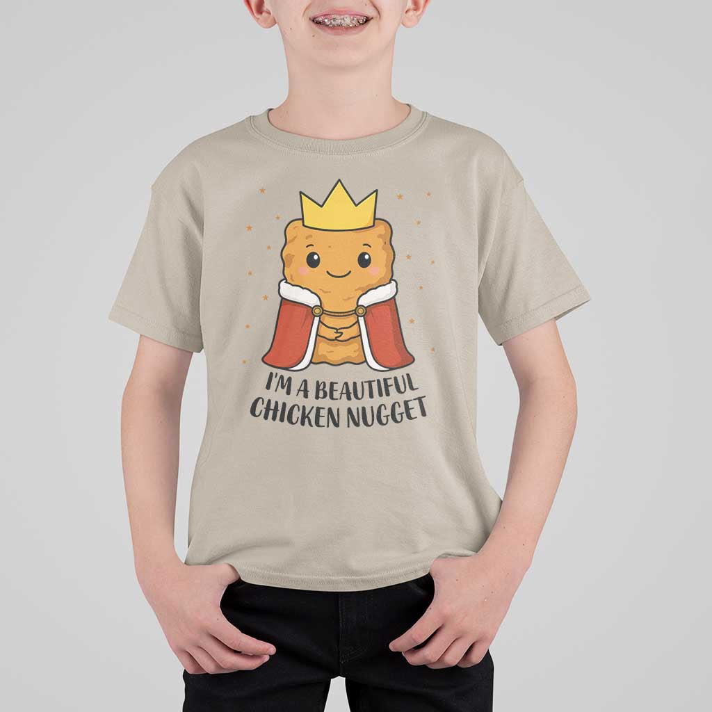 I'm A Beautiful Chicken Nugget T Shirt For Kid Food Humor Gift - Wonder Print Shop