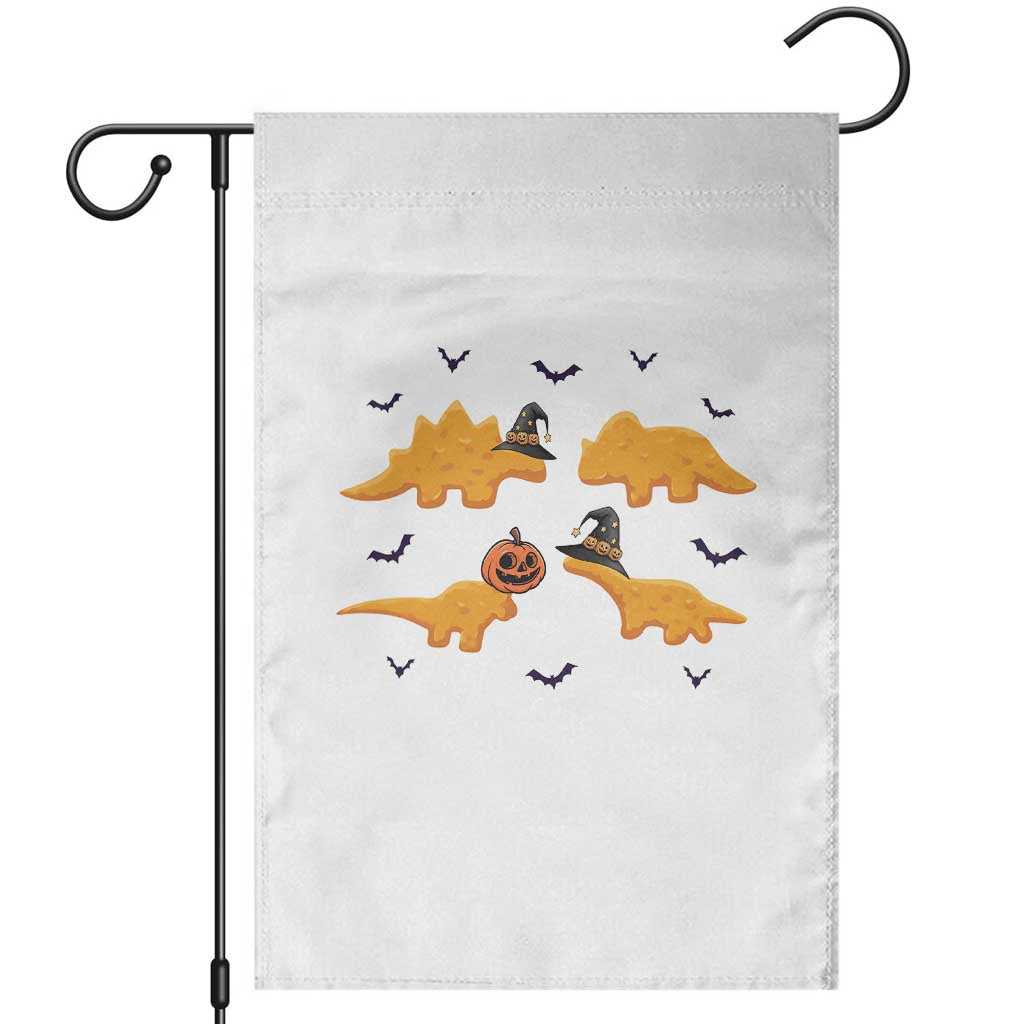 Halloween Dinosaur Nugget Garden Flag Funny Spooky Food Gift - Wonder Print Shop